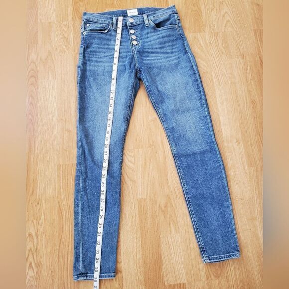 Hudson Natlie Super Skinny Button Fly Ankle Jeans - size 28. - Picture 11 of 14